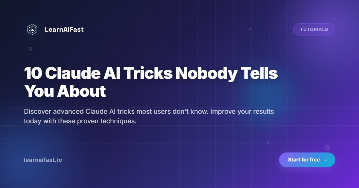 10 Claude AI tricks that will change how you use it