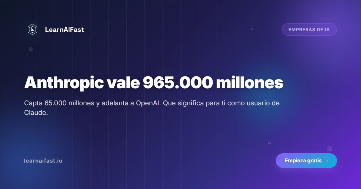 Anthropic Empresa Ia Mas Valiosa Que Significa Para Ti