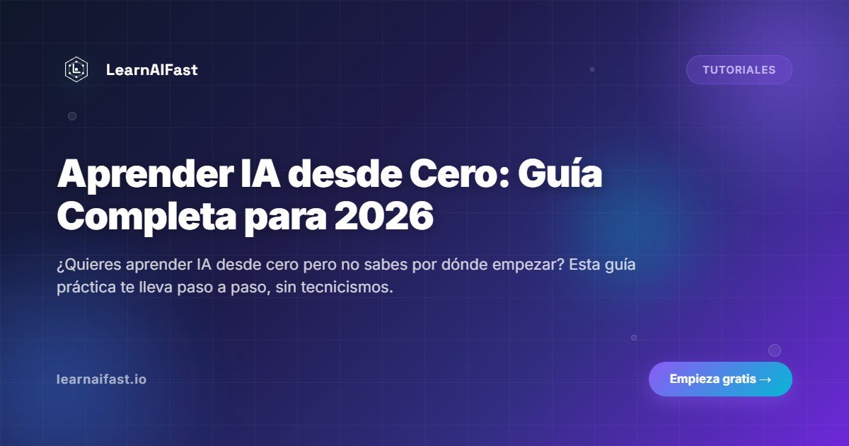 Aprender Ia Desde Cero Guia Completa