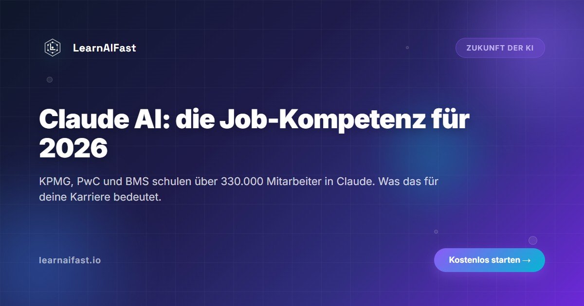 Claude AI: die unverzichtbare Job-Kompetenz 2026