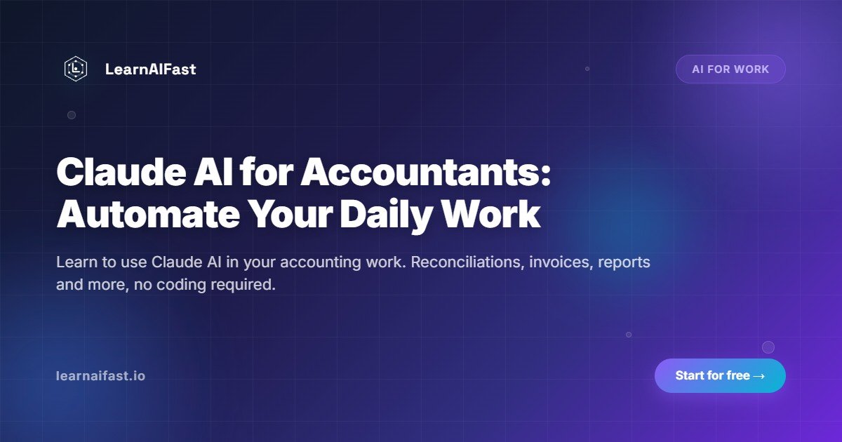 Claude AI for Accountants: Automate Your Daily Work