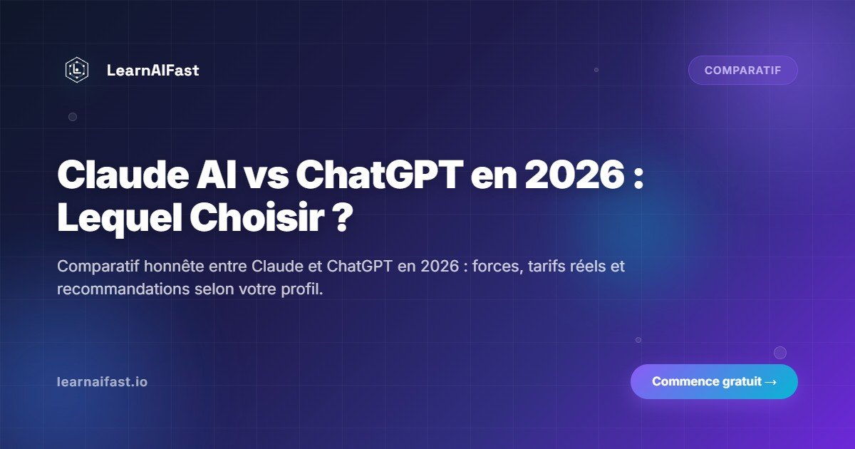 Claude AI vs ChatGPT en 2026 : lequel choisir au quotidien ?