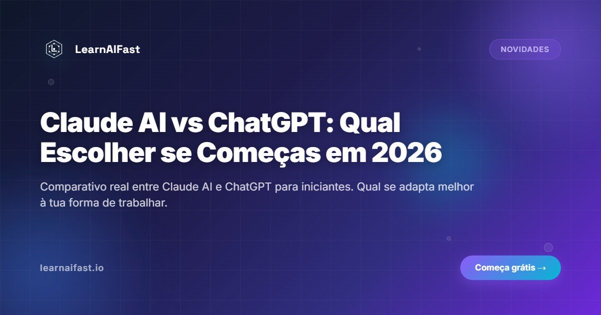 Claude AI vs ChatGPT: qual escolher em 2026