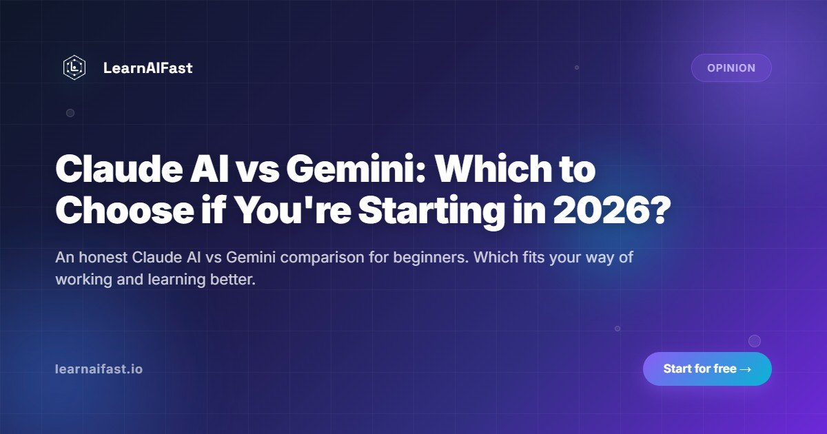 Claude AI vs Gemini: Which One to Pick as a Beginner in 2026?
