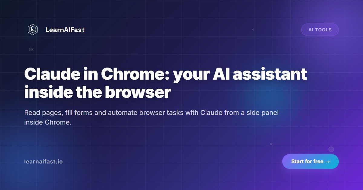 Claude in Chrome: Your AI Assistant Inside the Browser (2026)