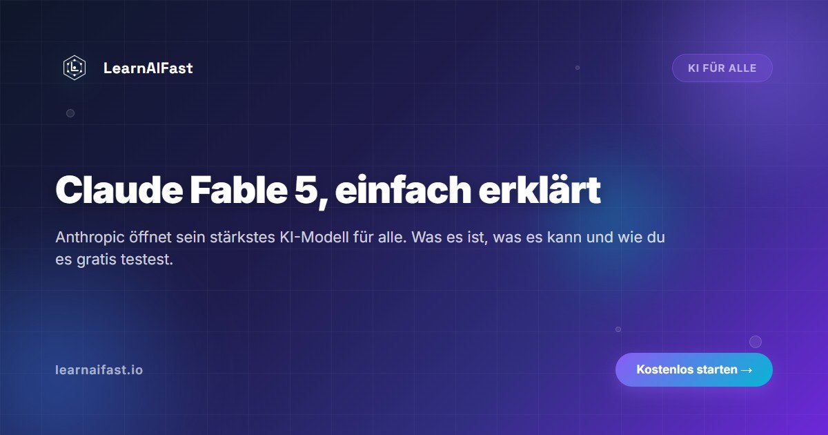 Claude Fable 5 erklärt: das stärkste Claude-Modell