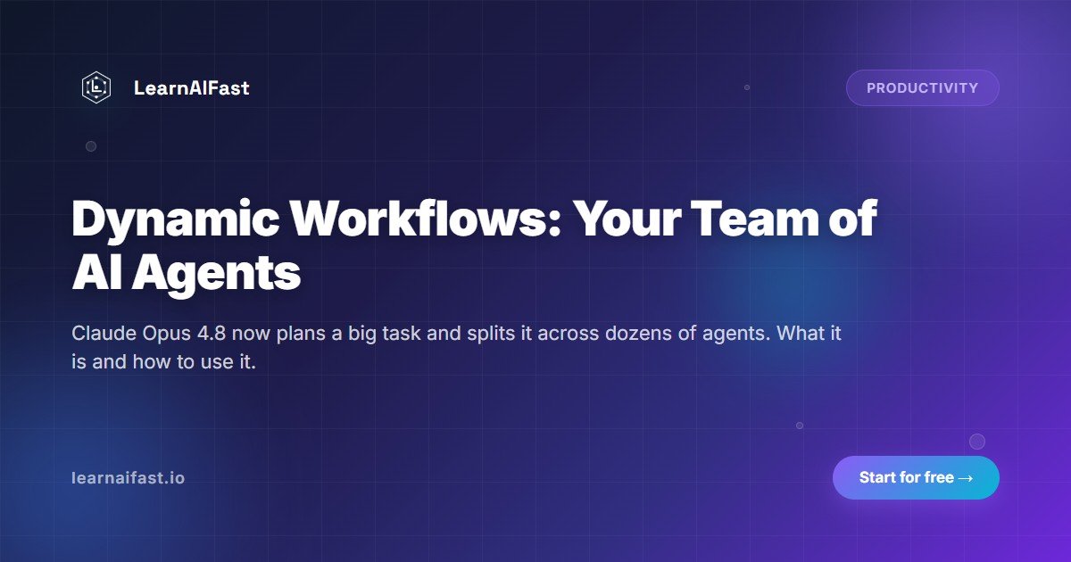 Claude's dynamic flows: a team of agents working for you