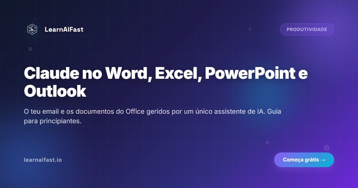 Claude no Word, Excel, PowerPoint e Outlook: guia 2026