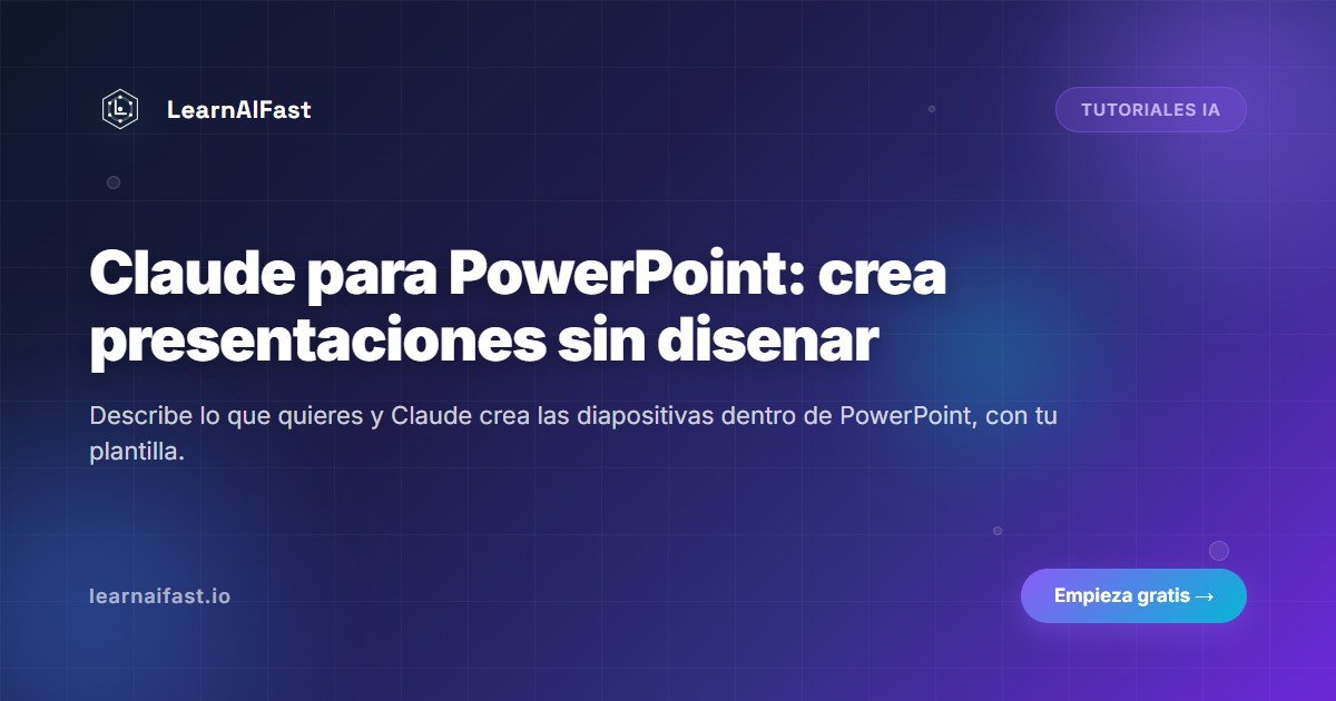 Claude Para Powerpoint Crear Presentaciones Guia Principiantes