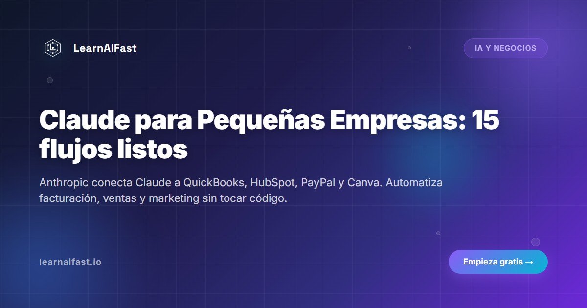 Claude Pequenas Empresas Cowork Quickbooks 2026