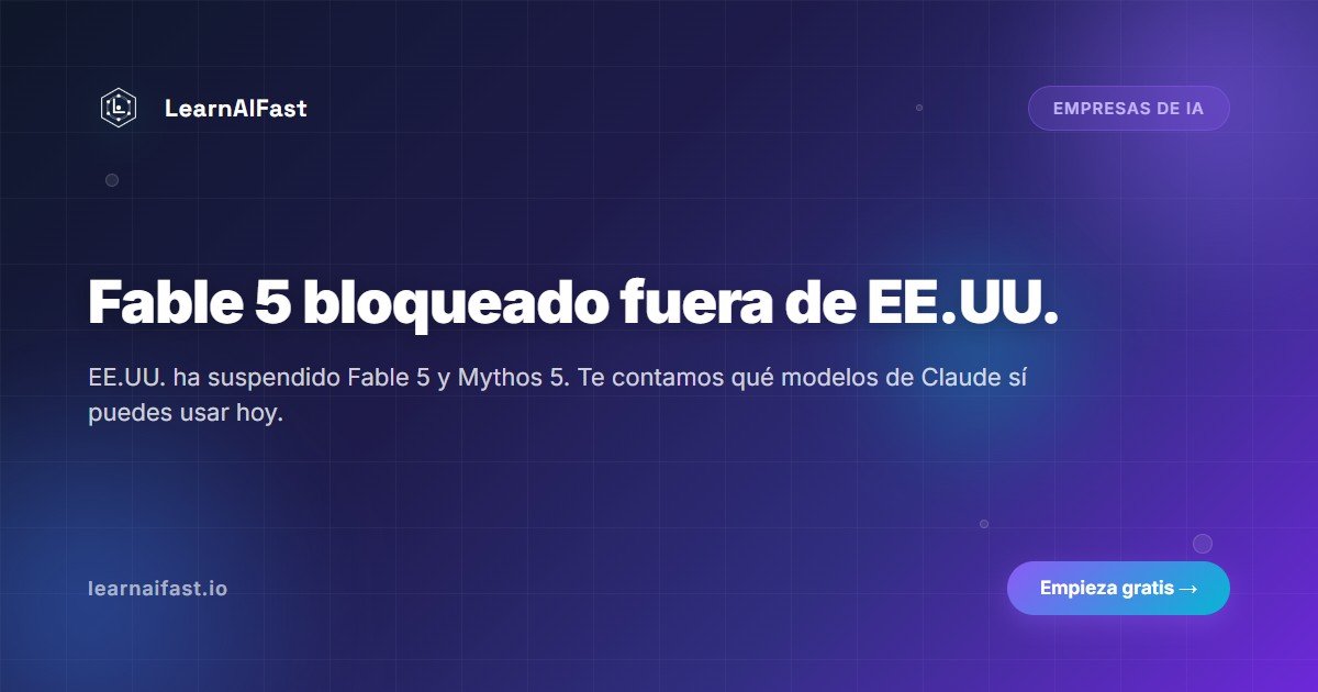 Fable 5 Bloqueado Fuera Eeuu Que Modelos Claude Usar