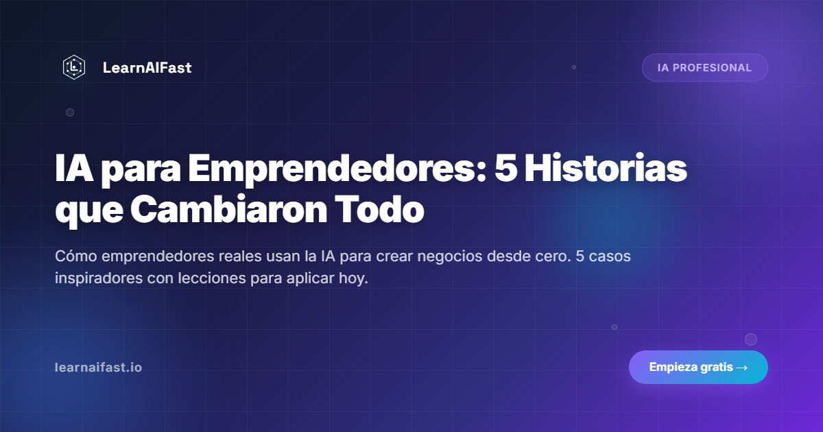 Ia Para Emprendedores 5 Historias Reales Que Demuestran Su Poder
